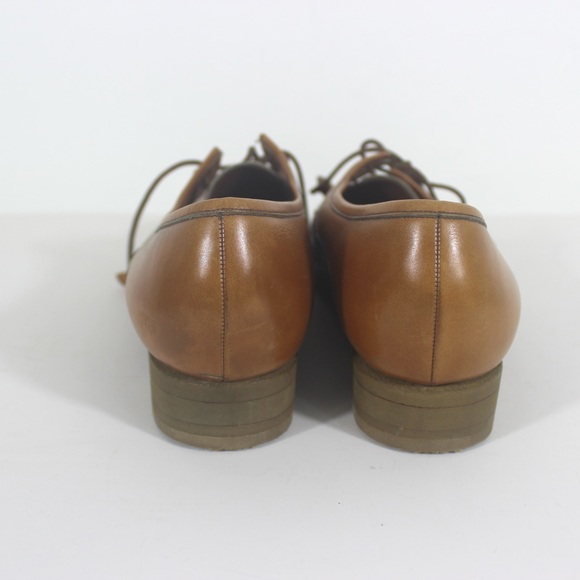 Barker of Earls Barton England Caramel Leather Oxford Shoes Womens Tan Brown - Picture 10 of 10